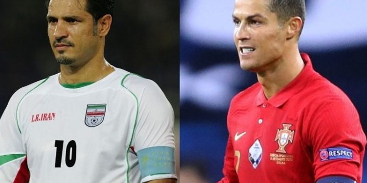 واکنش علی دایی به رکورد جدید رونالدو