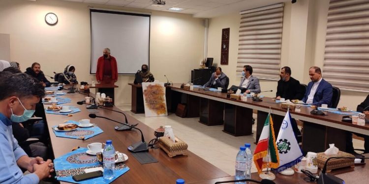 تجلیل از هنرمندان ورکشاپ جشنواره هنر سرمایه ملی در پارک ملی علم و فناوری